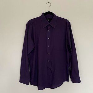 Men's Cigliano Purple Dress Shirt